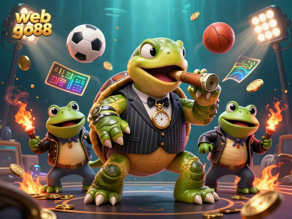 Experience thrilling wins with web go88 showcasing dynamic betting elements and cartoon characters in action.