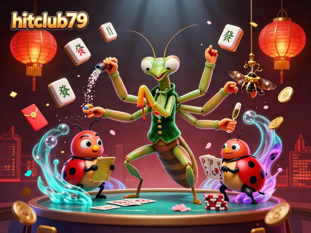 Experience the excitement at hitclub79 with a vibrant casino scene featuring card sharp and pit boss